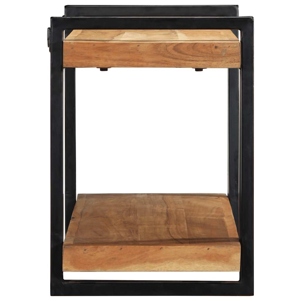 vidaXL Raft de perete 90x33x45 cm din lemn masiv de salcâm vidaXL Raft de perete 90x33x45 cm din lemn masiv de salcâm