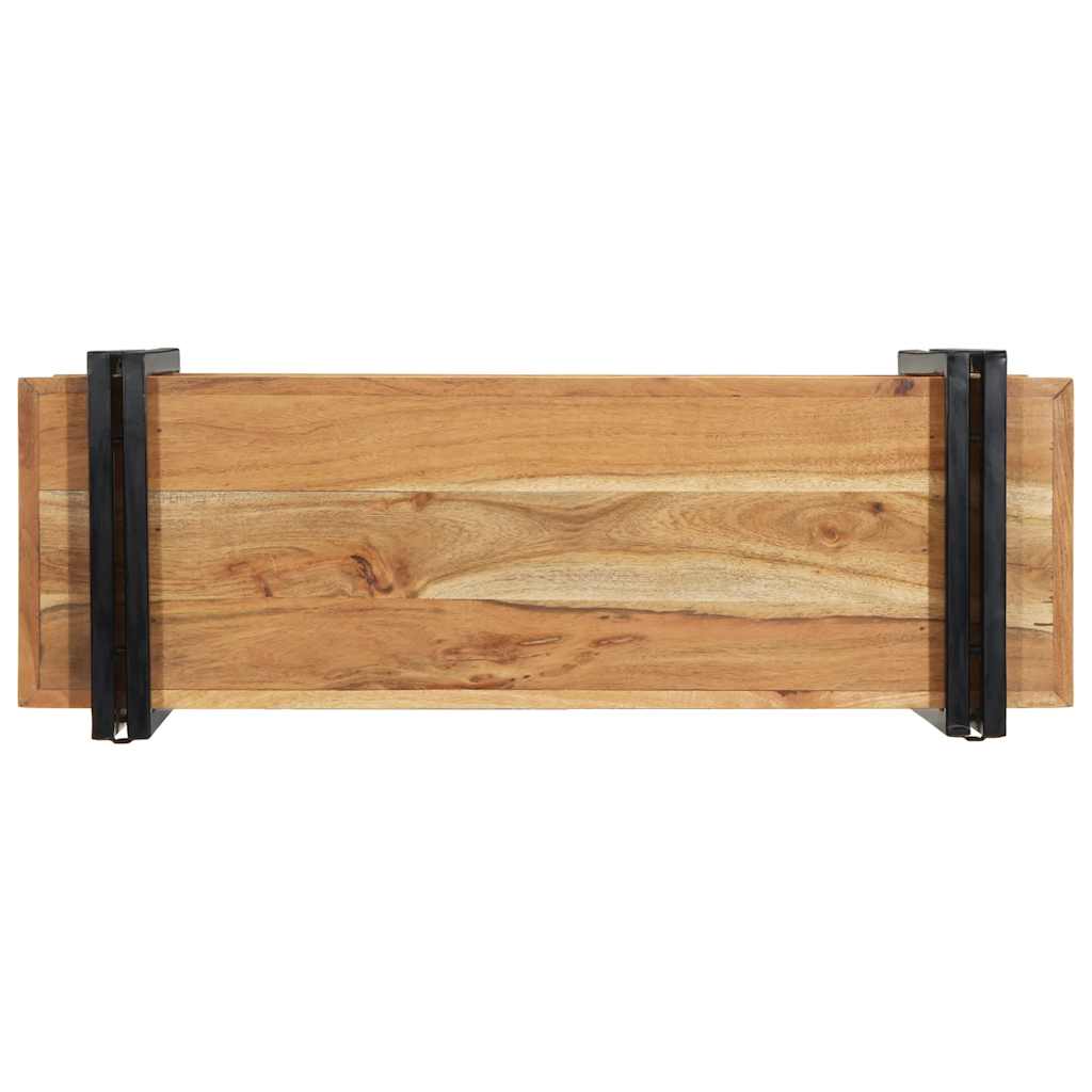 vidaXL Raft de perete 90x33x45 cm din lemn masiv de salcâm vidaXL Raft de perete 90x33x45 cm din lemn masiv de salcâm
