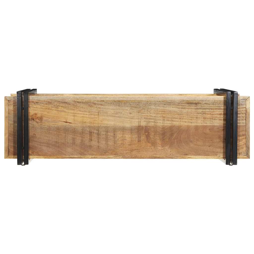 vidaXL Raft de perete 110x33x45 cm lemn masiv de mango