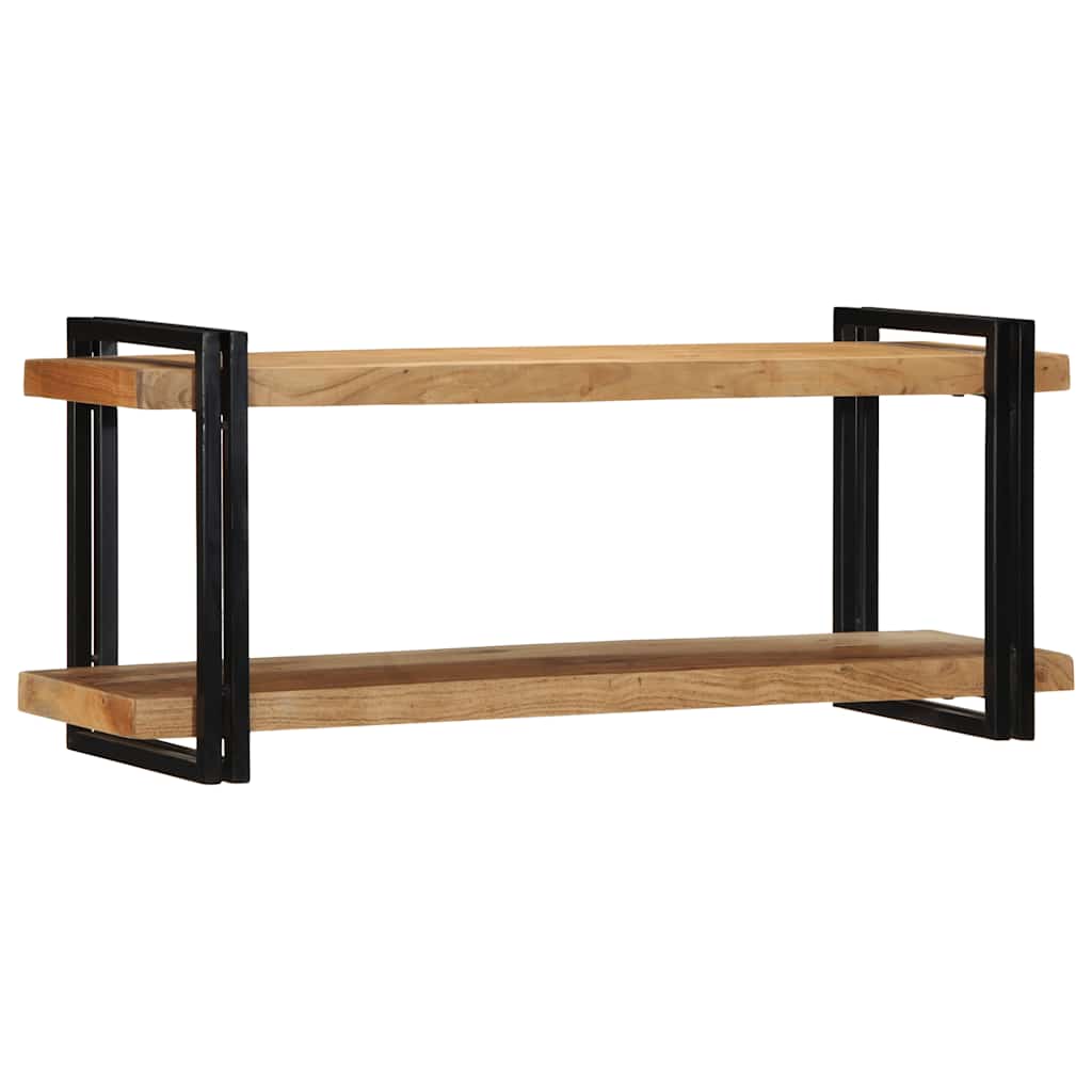vidaXL Raft de perete 110x33x45 cm din lemn masiv de salcâm