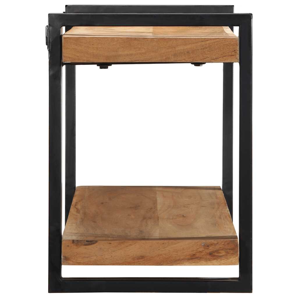 vidaXL Raft de perete 110x33x45 cm din lemn masiv de salcâm