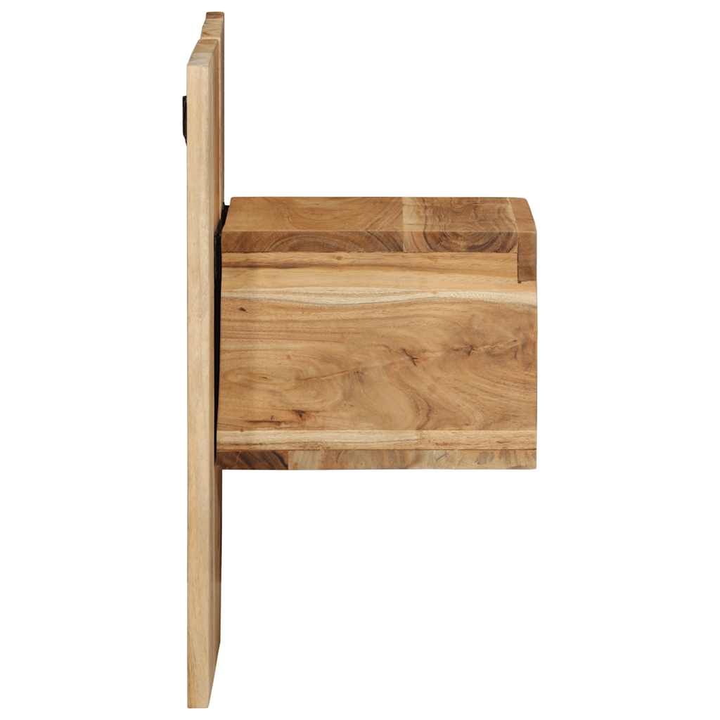 vidaXL Noptieră, 50x27x50 cm, lemn masiv de acacia