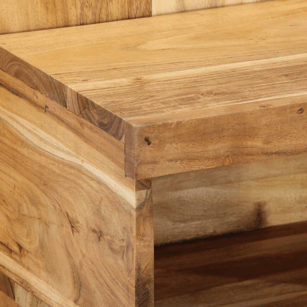 vidaXL Noptieră, 50x27x50 cm, lemn masiv de acacia