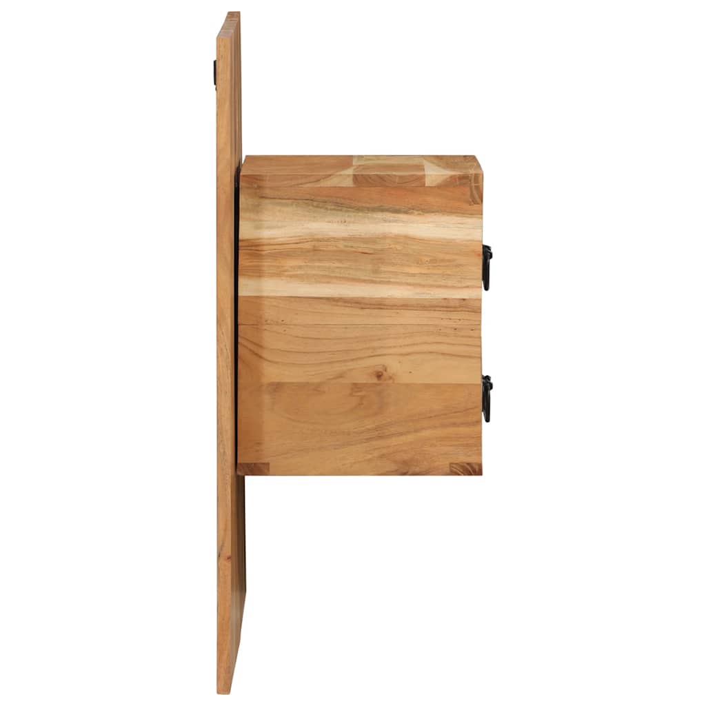 vidaXL Noptieră, 60x32x80 cm, lemn masiv de acacia