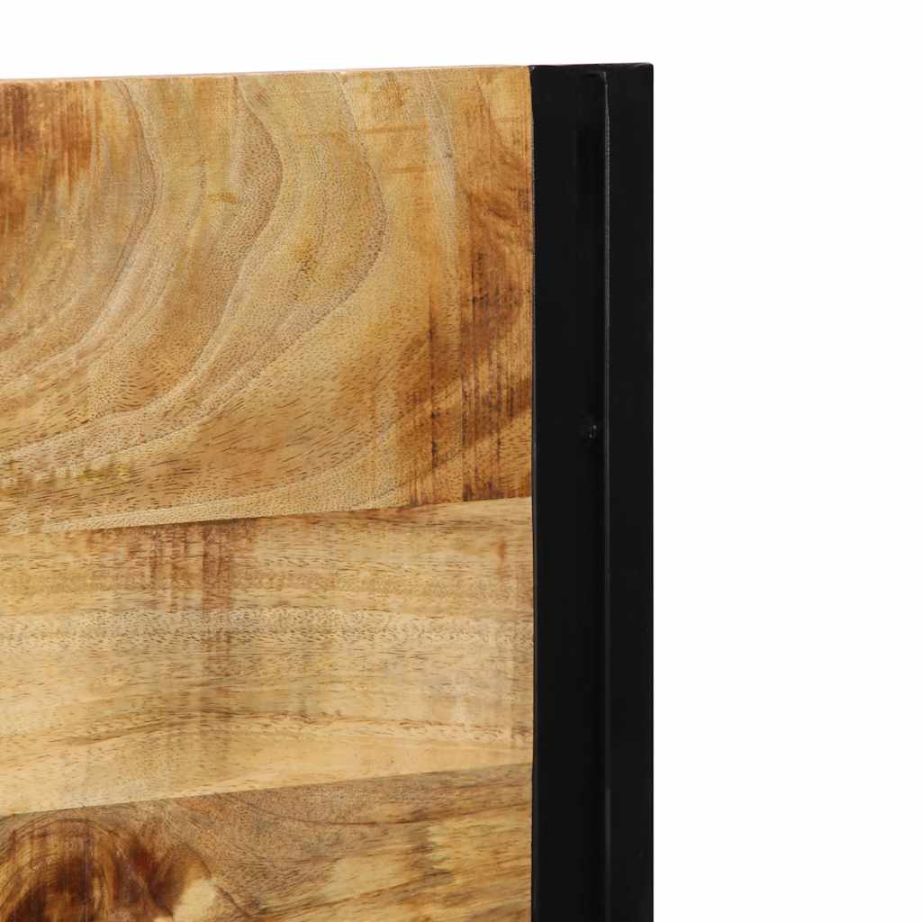 vidaXL Tăblie 120 cm lemn masiv de mango și fier