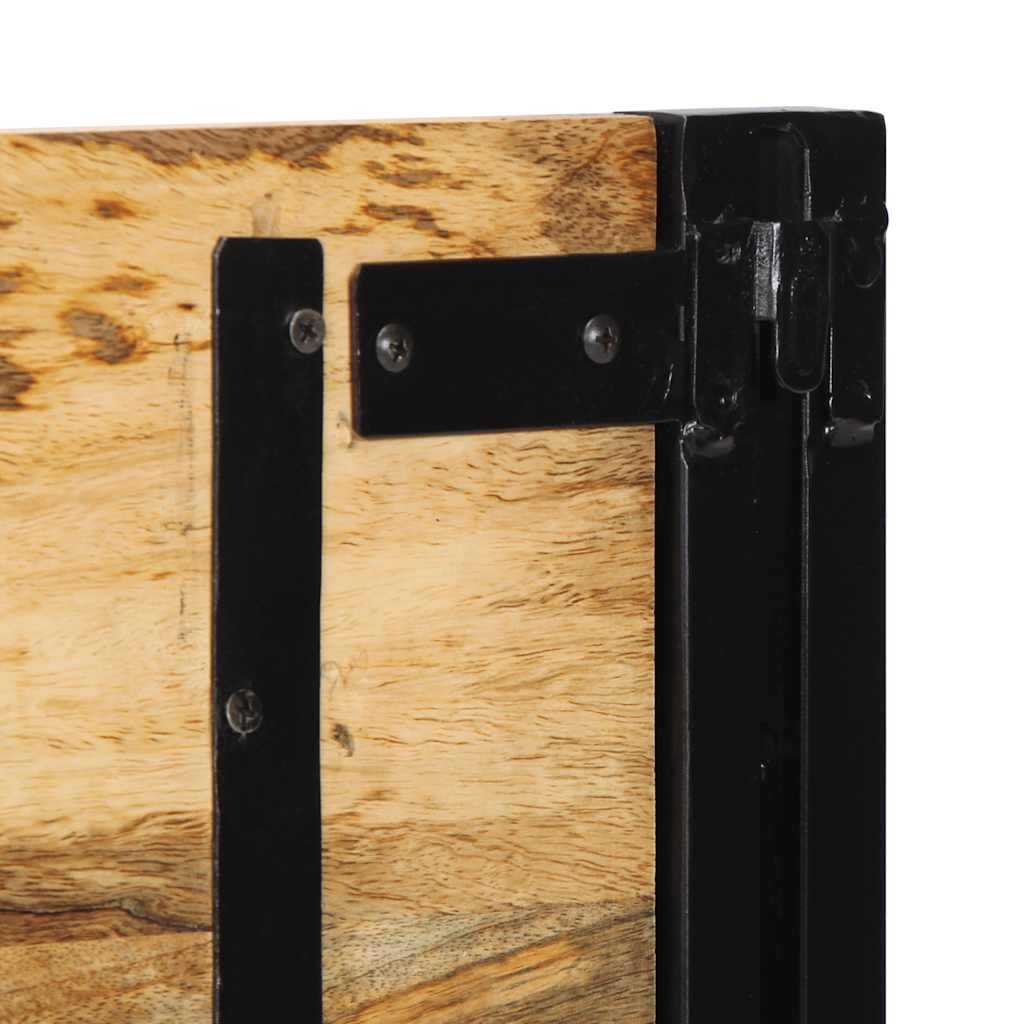 vidaXL Tăblie 120 cm lemn masiv de mango și fier