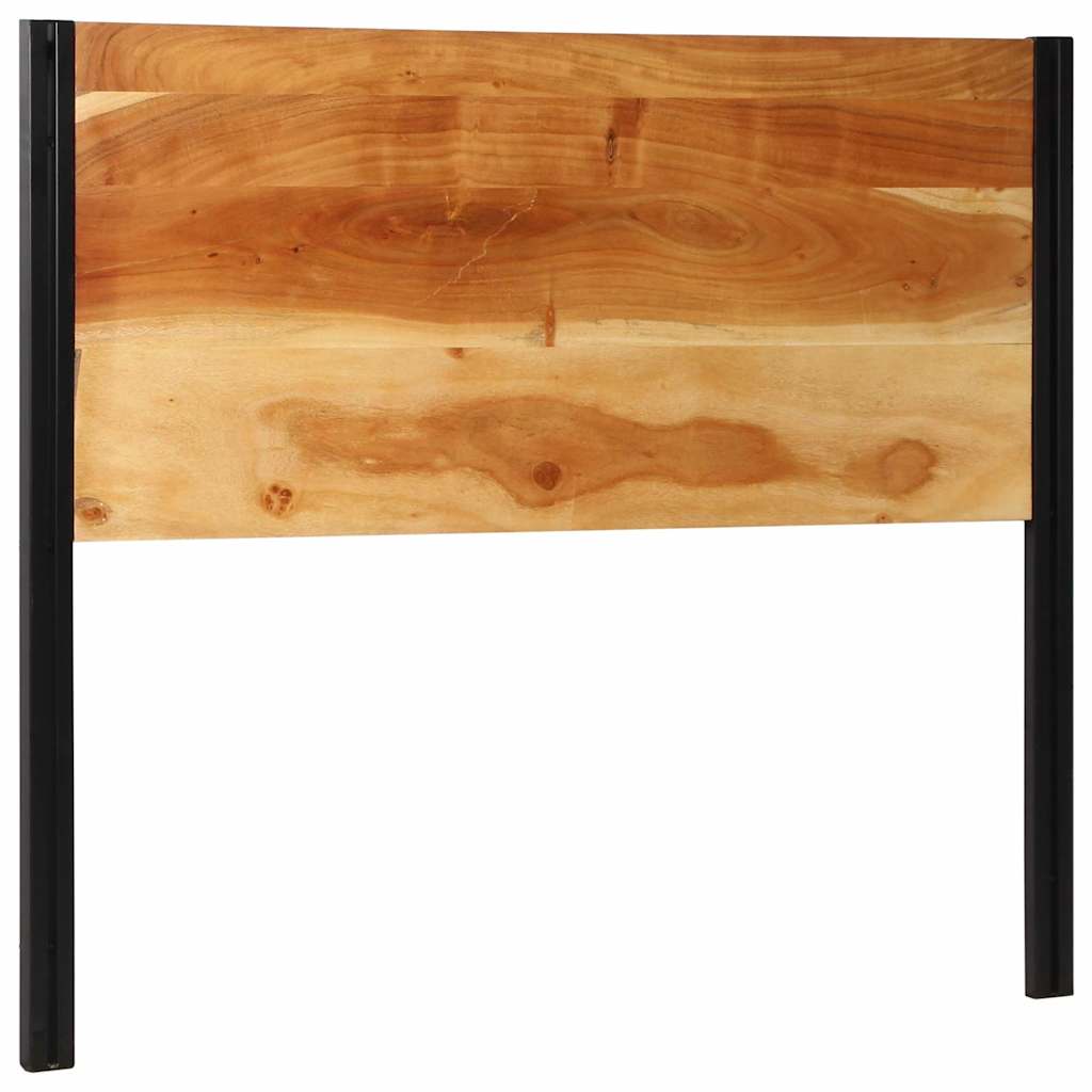 vidaXL Tăblie 120 cm lemn masiv de salcâm și fier