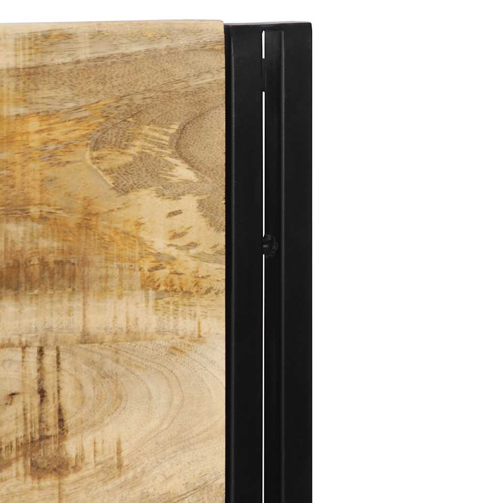 vidaXL Tăblie 160 cm lemn masiv de mango și fier