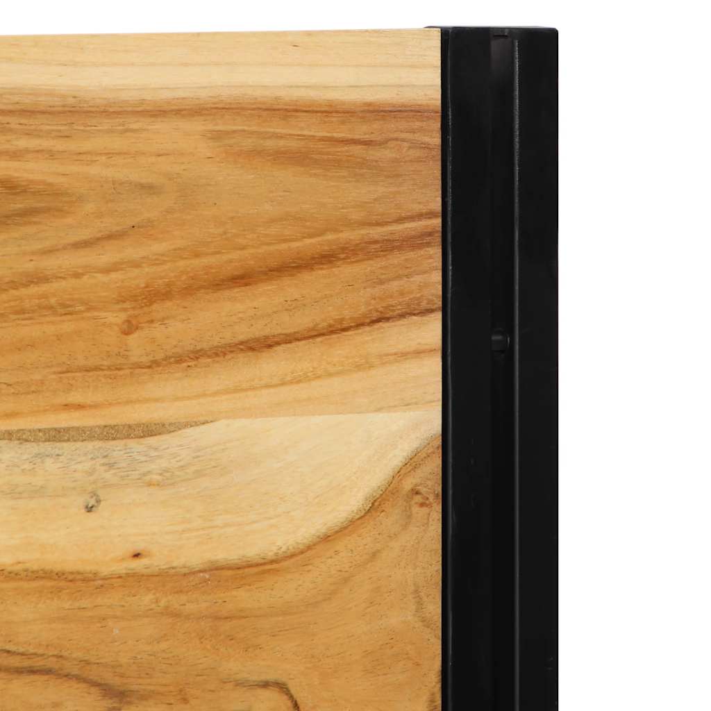 vidaXL Tăblie 180 cm lemn masiv de salcâm și fier