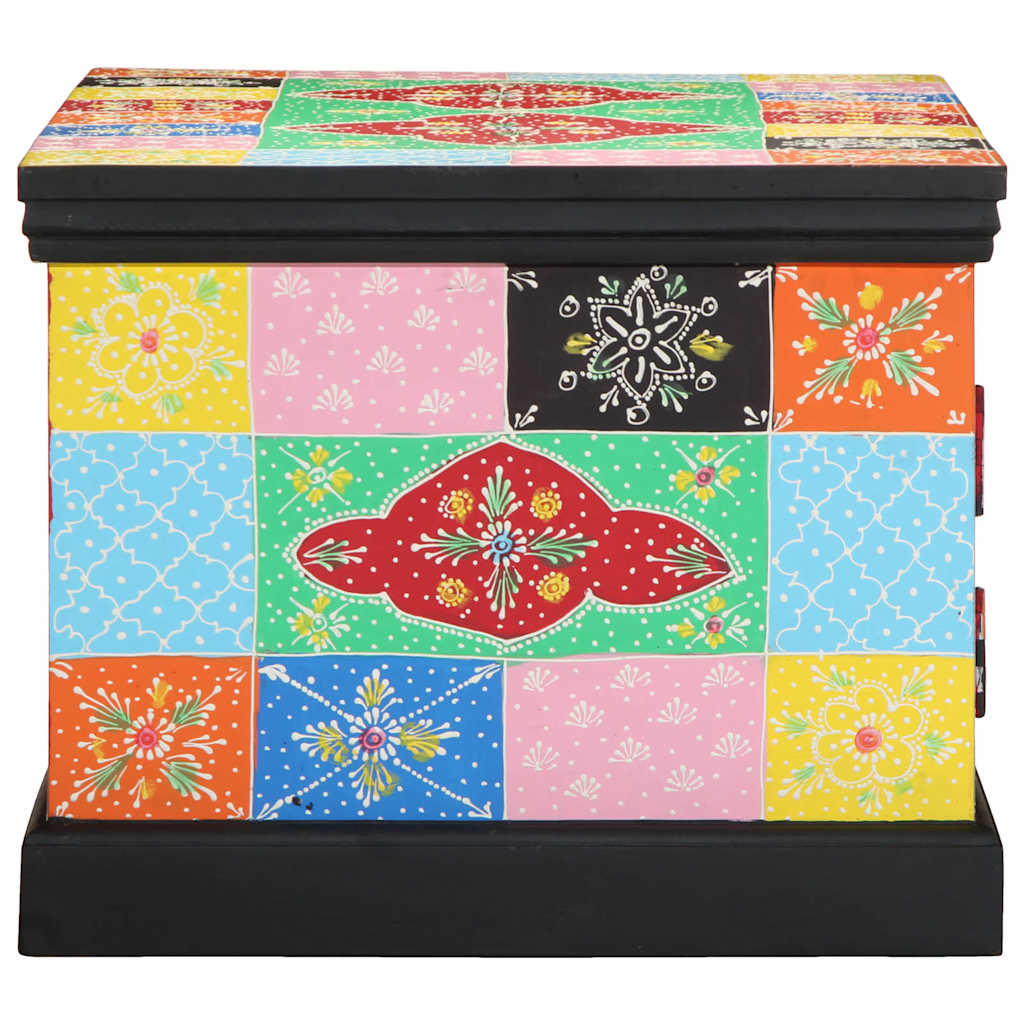 vidaXL Masuta de cafea multicolora 90x50x40 cm lemn masiv de mango