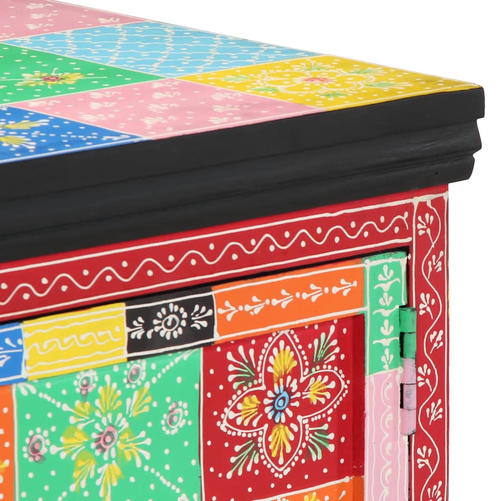 vidaXL Masuta de cafea multicolora 90x50x40 cm lemn masiv de mango
