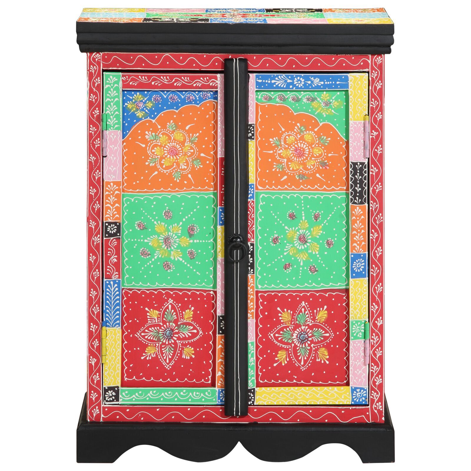 vidaXL Masă consolă, multicolor, 50x30x75 cm, lemn masiv mango vidaXL Masă consolă, multicolor, 50x30x75 cm, lemn masiv mango