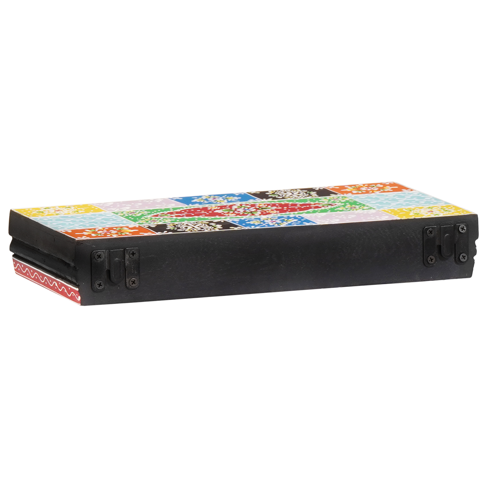 vidaXL Rafturi de perete cu raft 2 pcs Multicolour 40 x 20 x 6 cm vidaXL Rafturi de perete cu raft 2 pcs Multicolour 40 x 20 x 6 cm