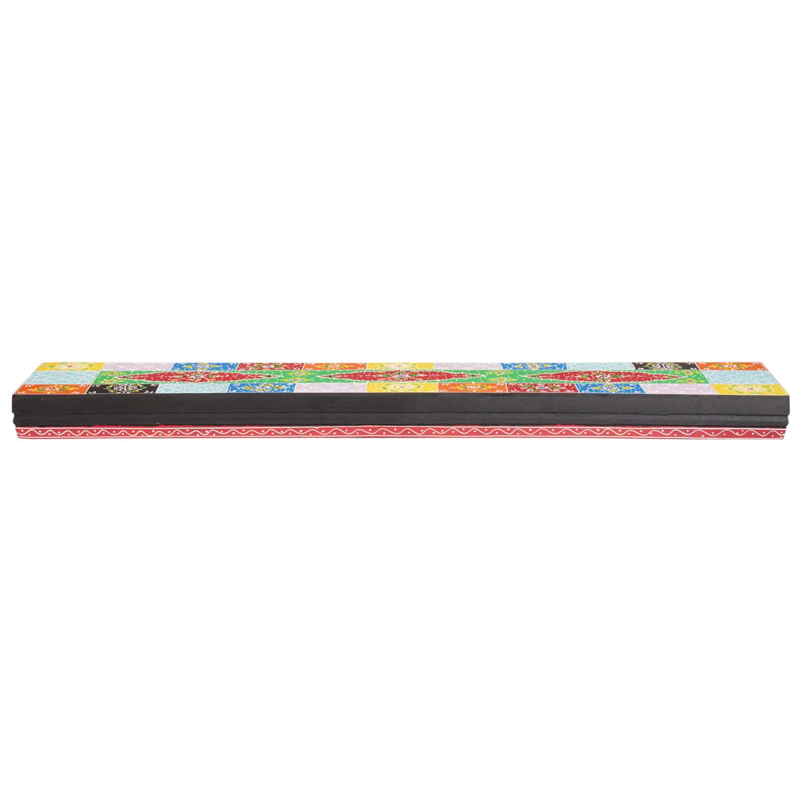 vidaXL Rafturi de perete cu raft 2 pcs Multicolour 100 x 20 x 6 cm vidaXL Rafturi de perete cu raft 2 pcs Multicolour 100 x 20 x 6 cm