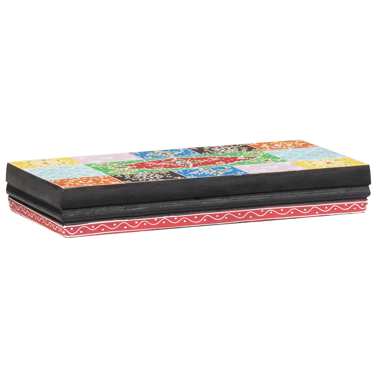 vidaXL Set de 3 rafturi montate pe perete 100x20x6 cm din lemn de mango