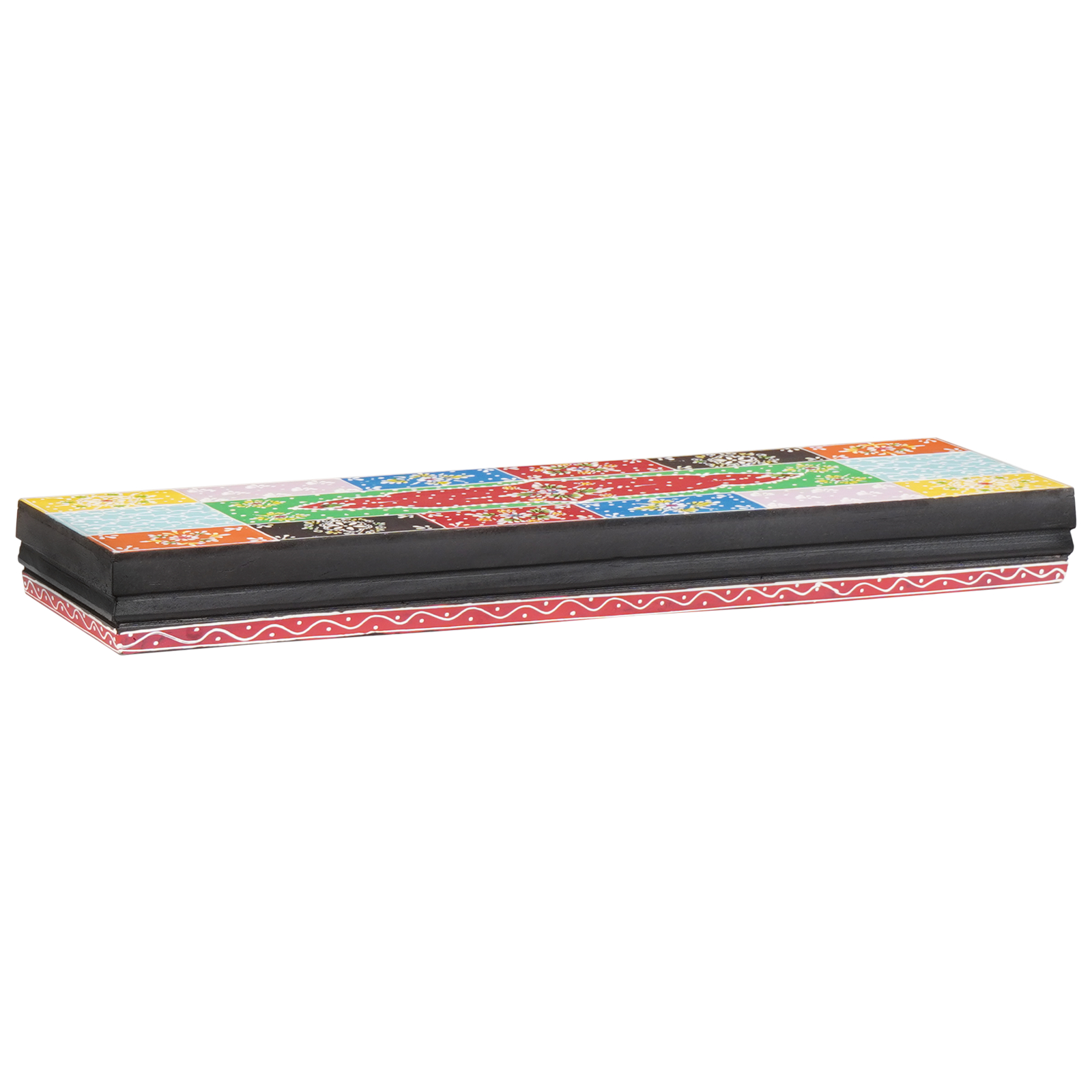 vidaXL Set de 3 rafturi montate pe perete 100x20x6 cm din lemn de mango