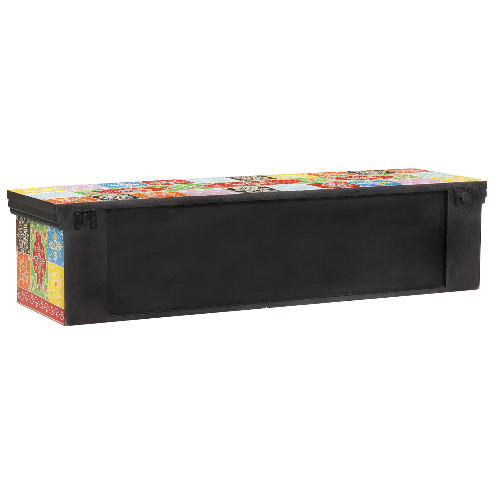 vidaXL Cabinet TV montat pe perete 100x30x24 cm Lemn masiv Mango