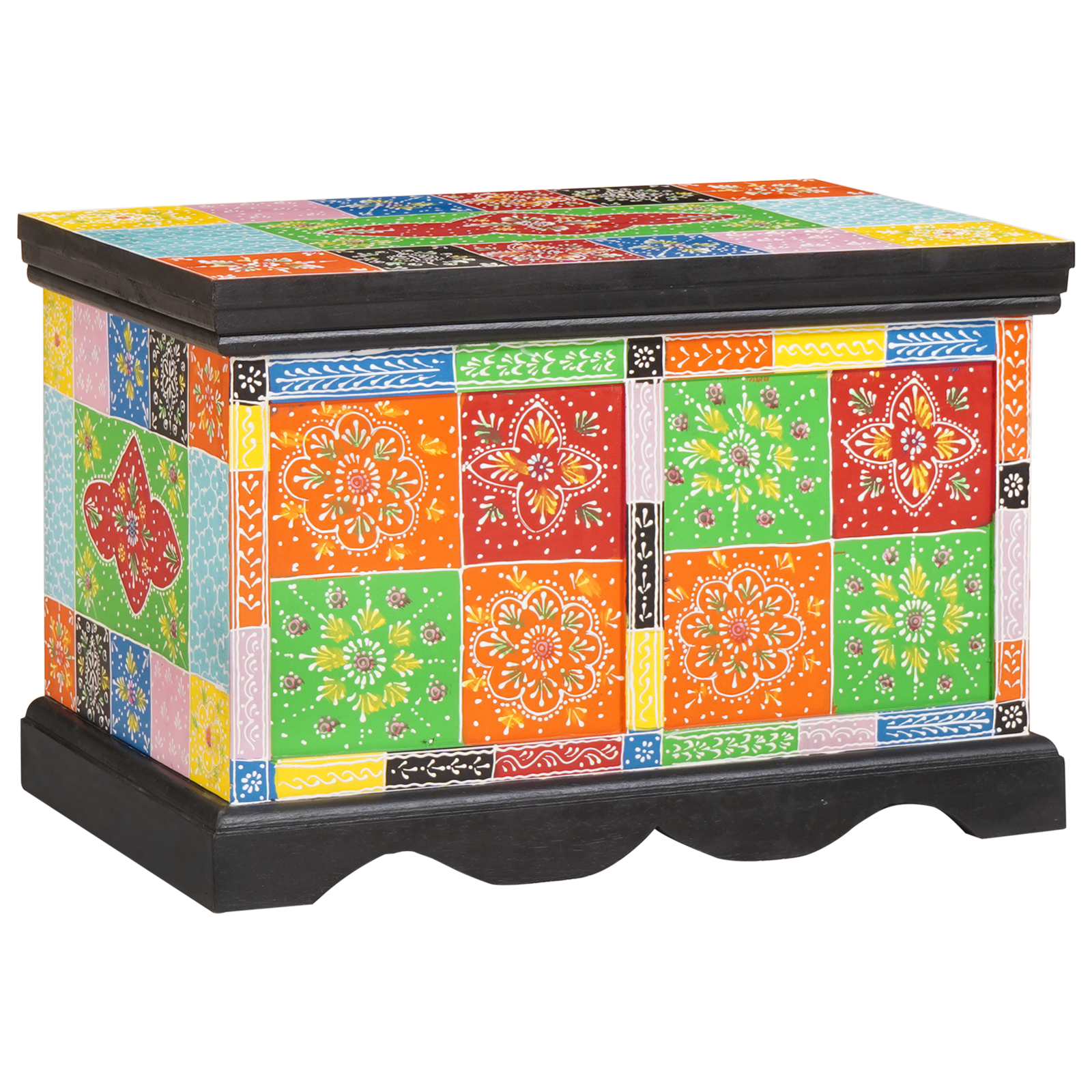 vidaXL Cutie de depozitare 60x40x40 cm Lemn Solid Mango vidaXL Cutie de depozitare 60x40x40 cm Lemn Solid Mango