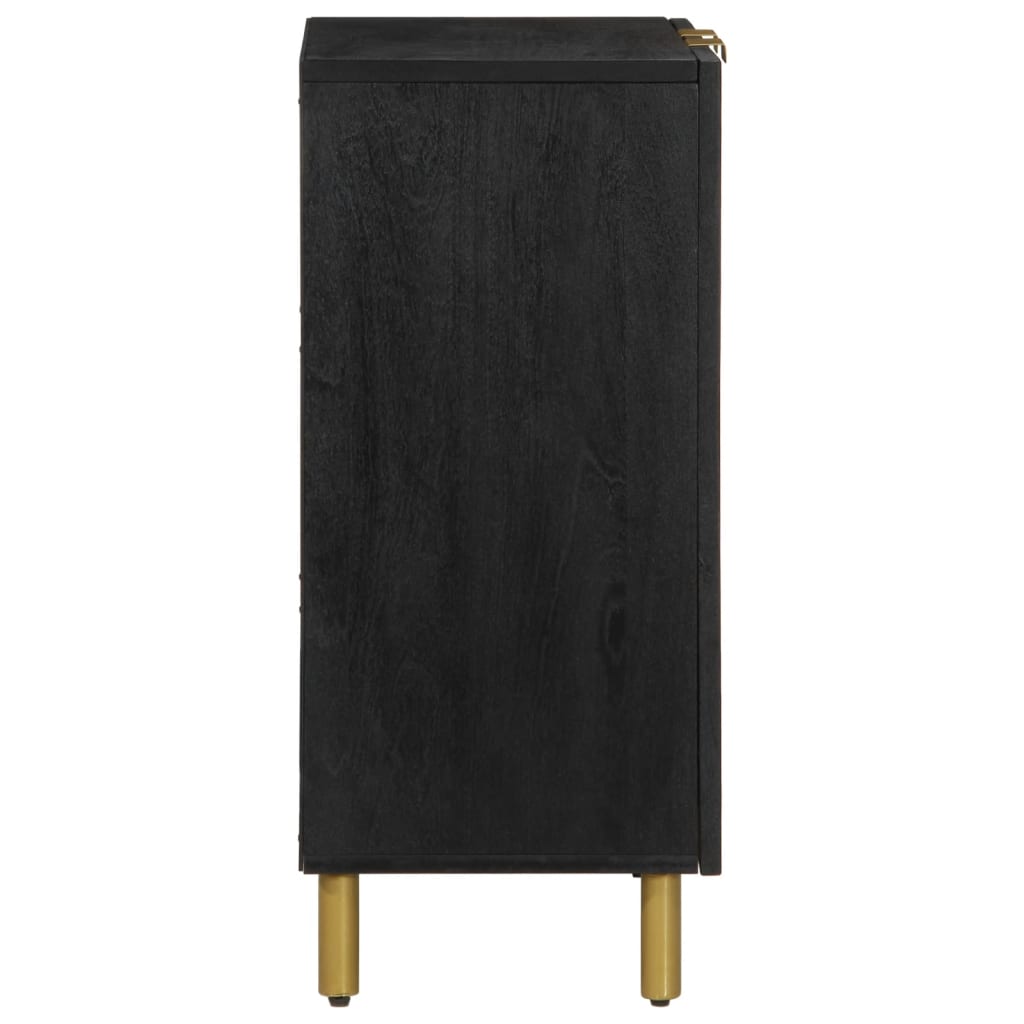 vidaXL Dulap, negru, 60x33x75 cm, lemn prelucrat vidaXL Dulap, negru, 60x33x75 cm, lemn prelucrat