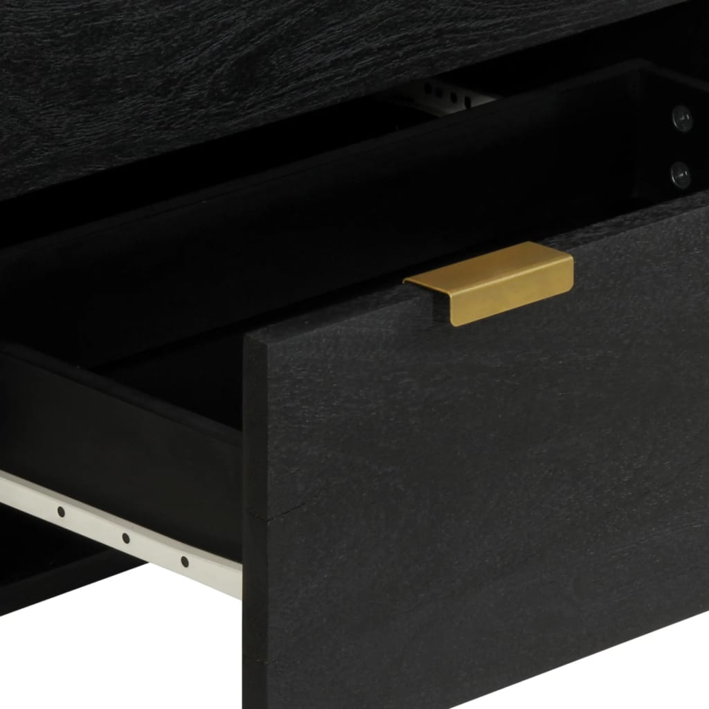 vidaXL Dulap, negru, 60x33x75 cm, lemn prelucrat