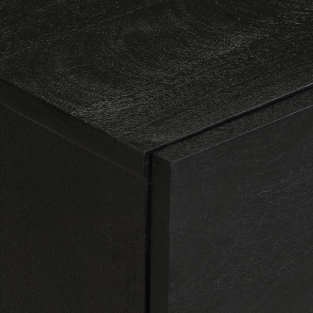 vidaXL Noptieră, negru, 50x33x62 cm, lemn prelucrat