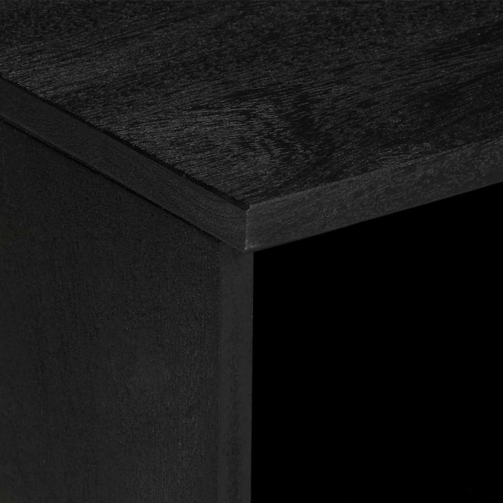 vidaXL Dulap TV, negru, 80x33x46 cm, lemn prelucrat