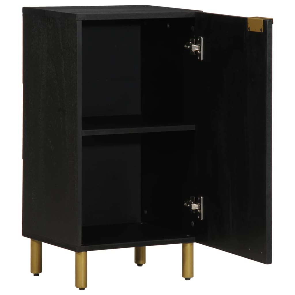 vidaXL Dulap, negru, 40x33x75 cm, lemn prelucrat