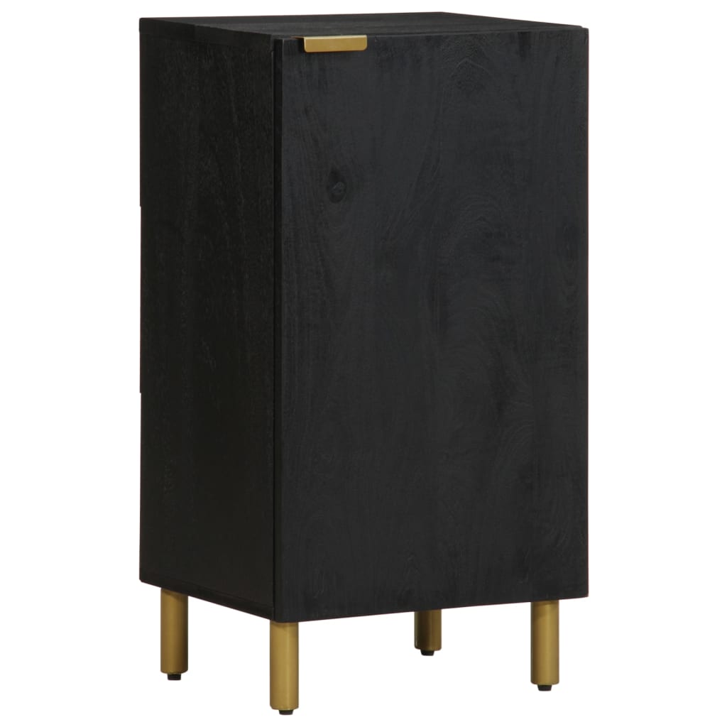 vidaXL Dulap, negru, 40x33x75 cm, lemn prelucrat