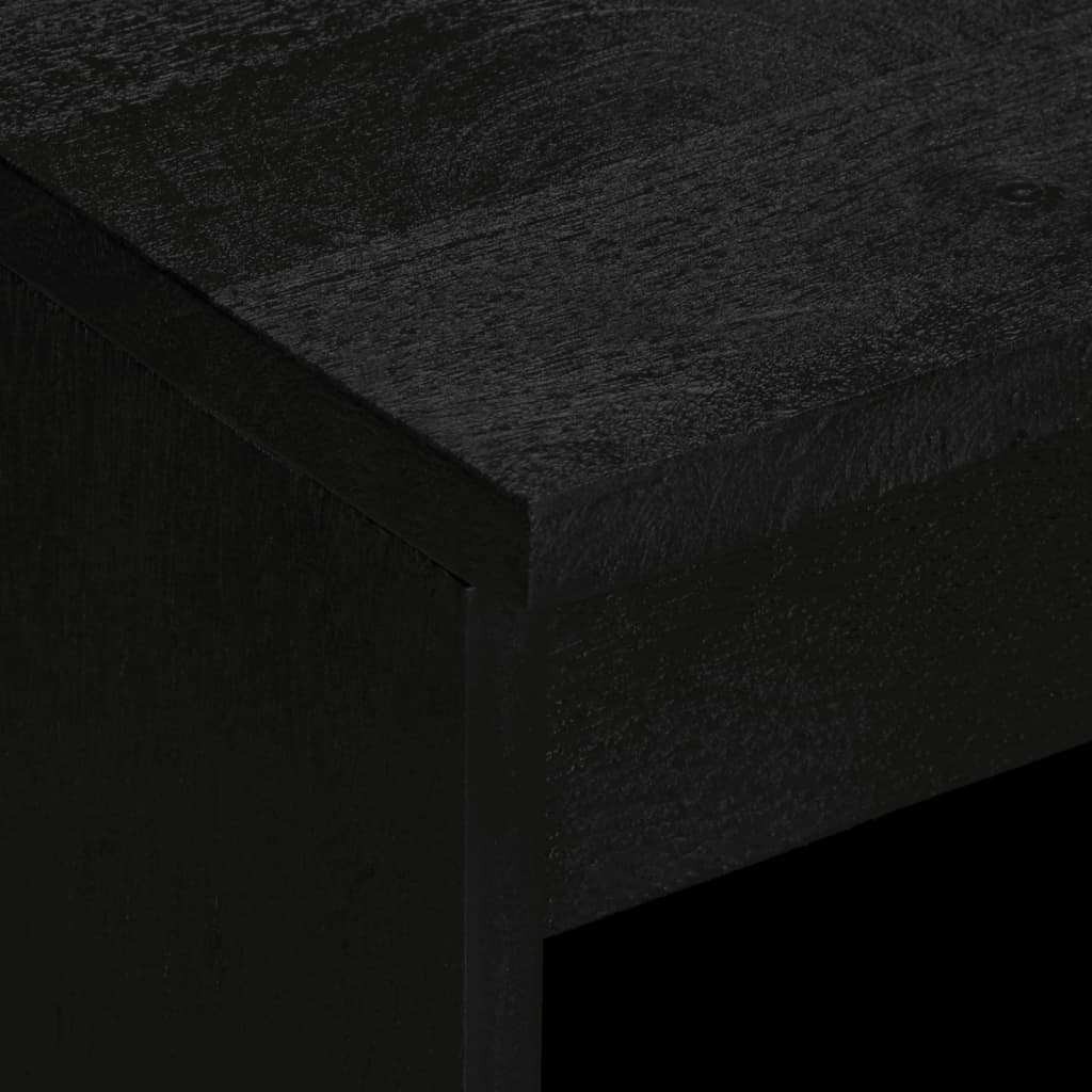 vidaXL Dulap, negru, 60x33x75 cm, lemn prelucrat