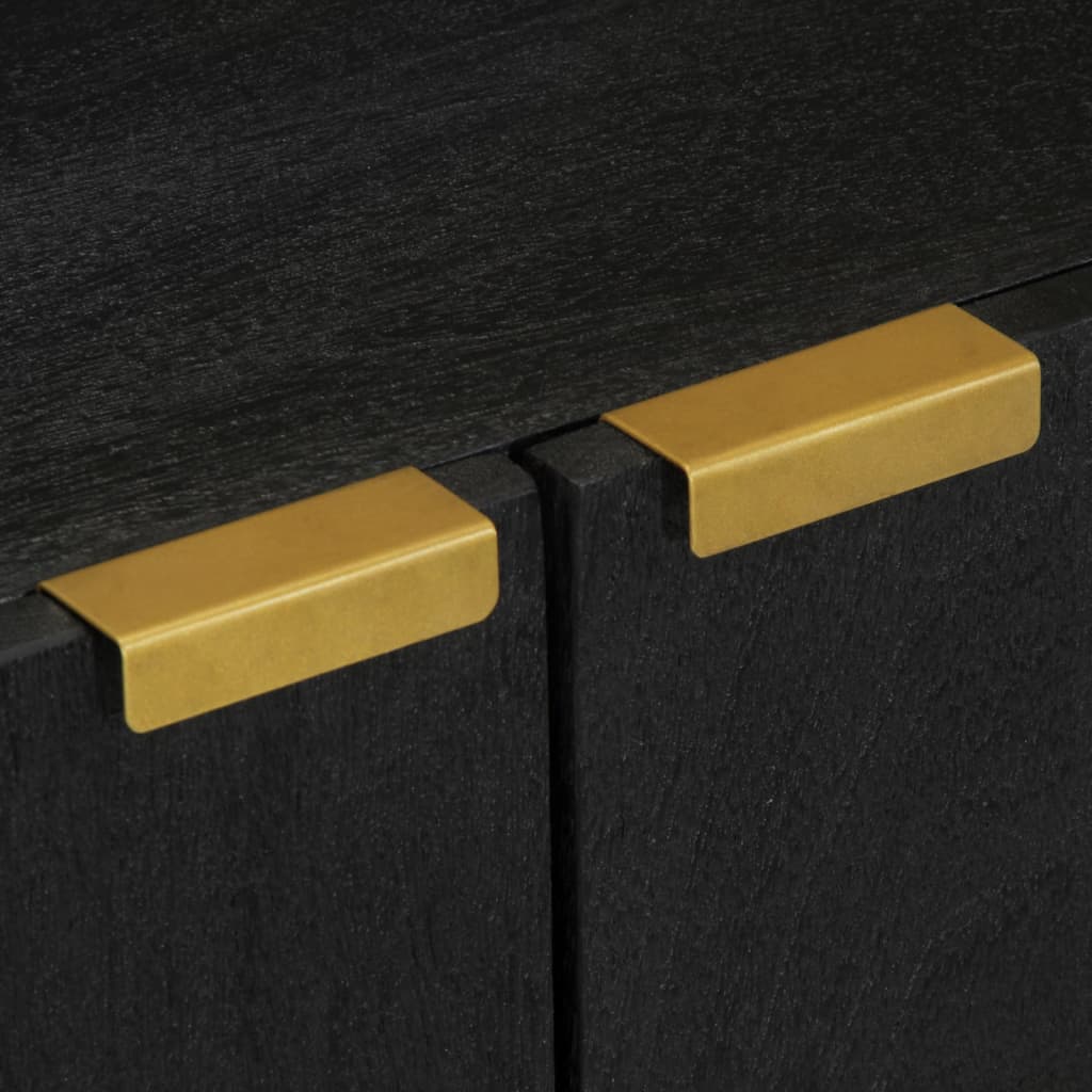 vidaXL Dulap, negru, 60x33x75 cm, lemn prelucrat vidaXL Dulap, negru, 60x33x75 cm, lemn prelucrat