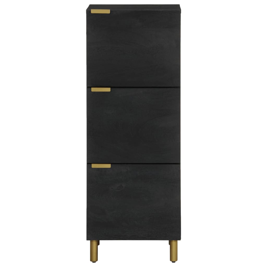 vidaXL Dulap înalt, negru, 40x33x110 cm, lemn prelucrat