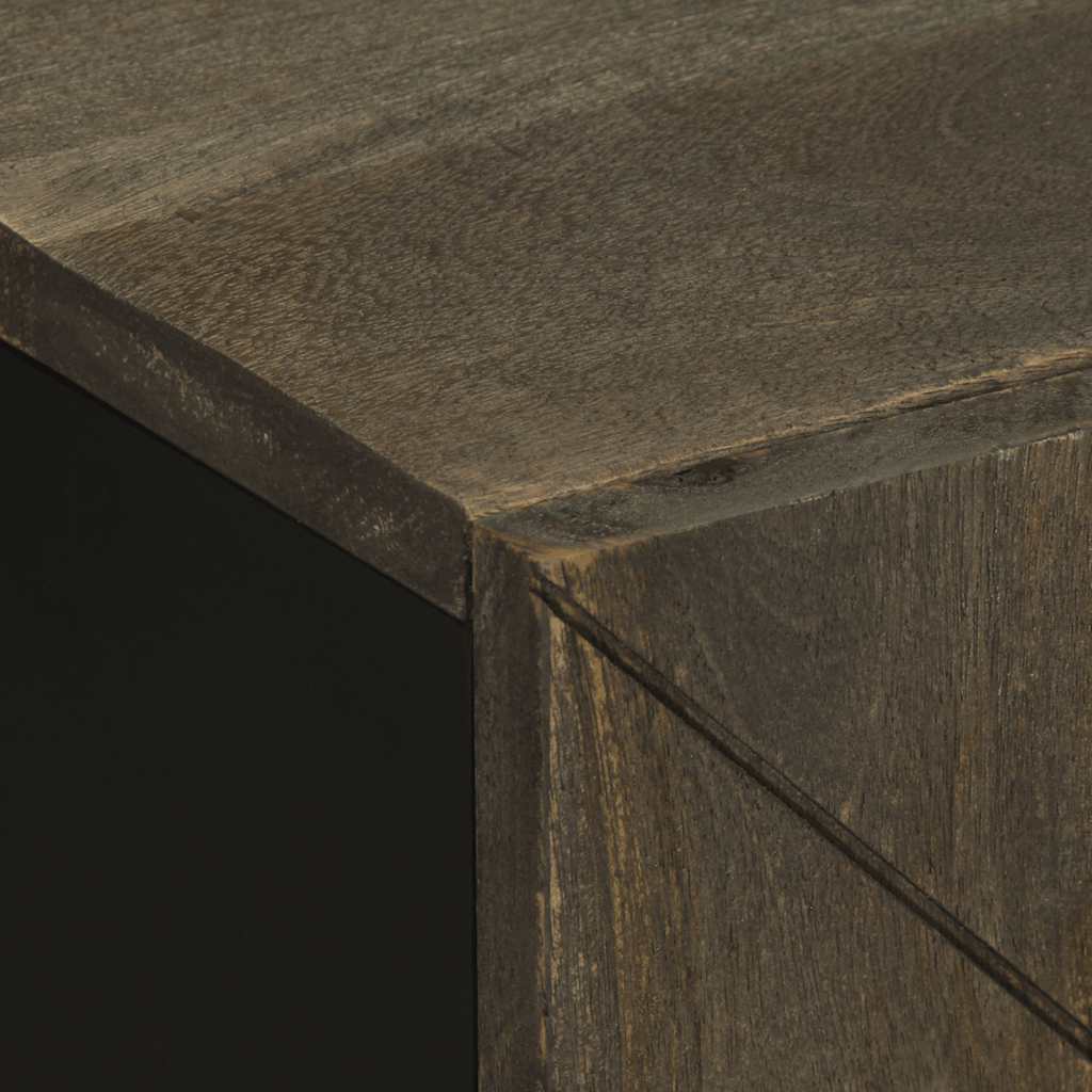 vidaXL Dulap pentru chiuvetă negru 62x33x58 cm lemn masiv de mango vidaXL Dulap pentru chiuvetă negru 62x33x58 cm lemn masiv de mango