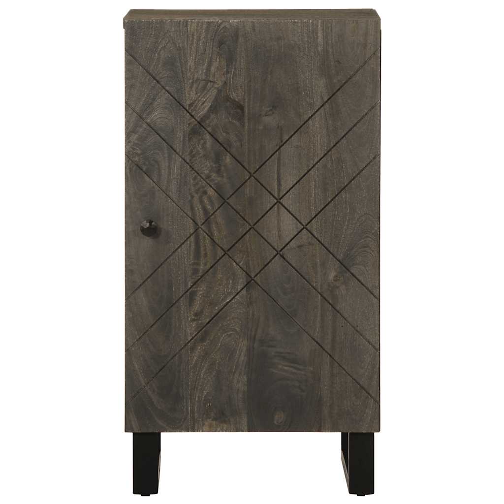vidaXL Bufetă neagră 40x33x75 cm lemn masiv de mango vidaXL Bufetă neagră 40x33x75 cm lemn masiv de mango