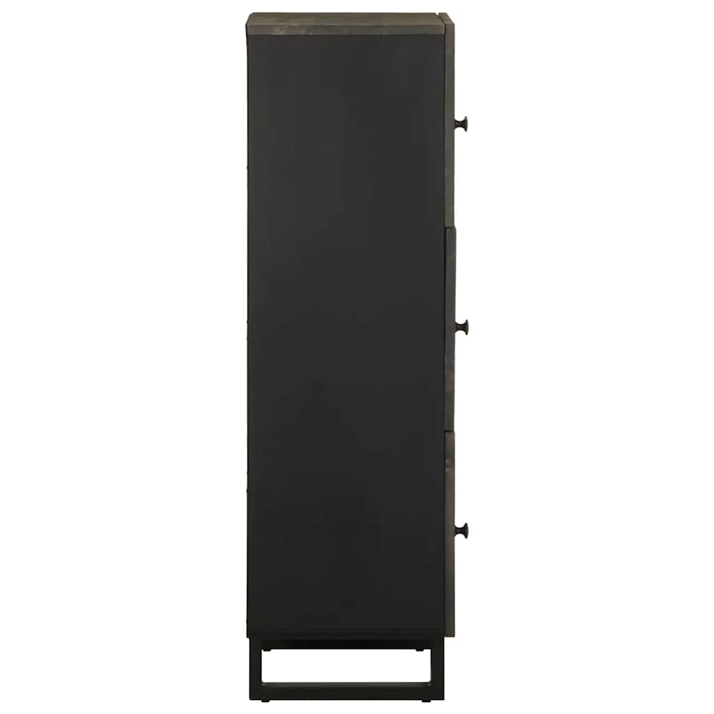 vidaXL Dulap înalt, negru, 40x33x110 cm, lemn masiv de mango vidaXL Dulap înalt, negru, 40x33x110 cm, lemn masiv de mango