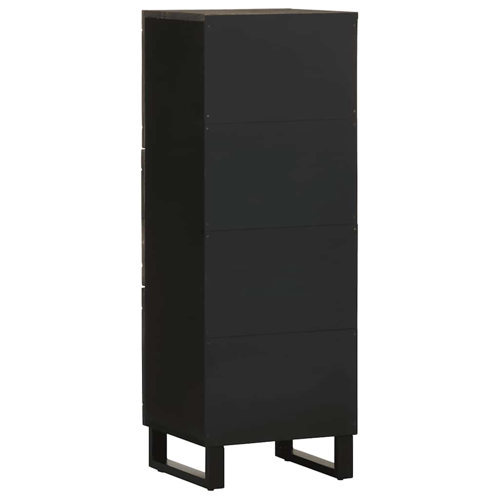 vidaXL Dulap înalt, negru, 40x33x110 cm, lemn masiv de mango vidaXL Dulap înalt, negru, 40x33x110 cm, lemn masiv de mango