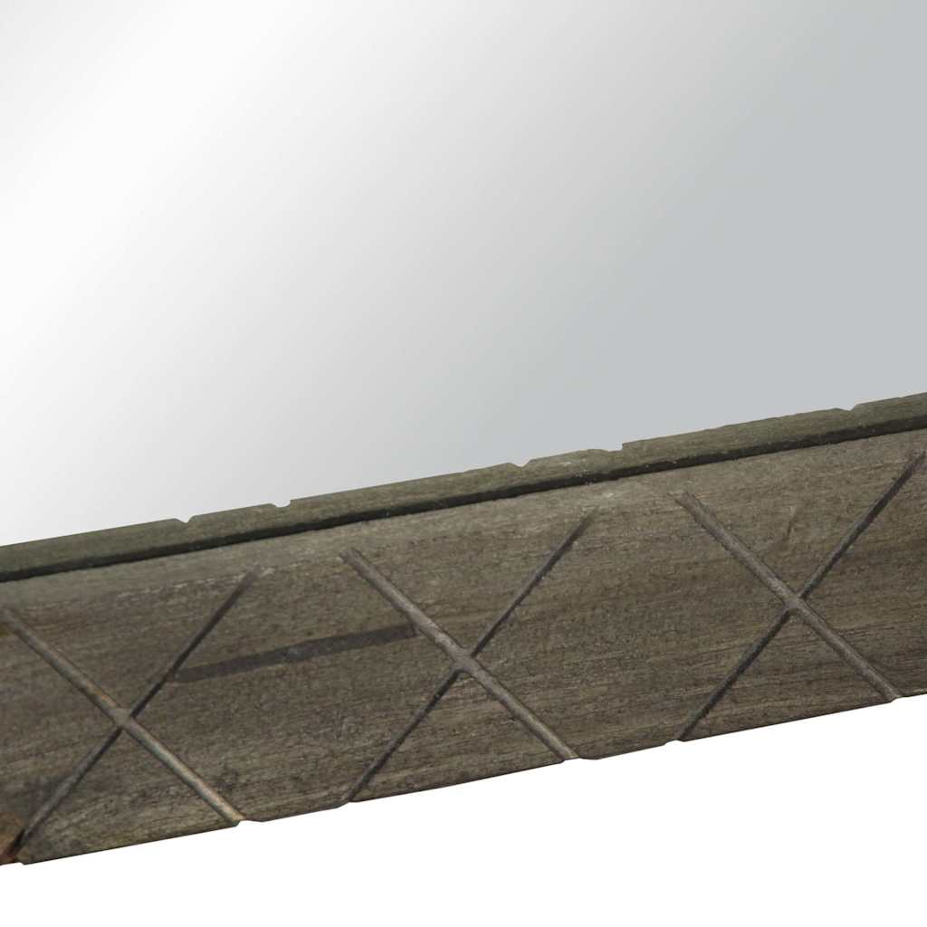 vidaXL Oglindă de baie gri 50x3x70 cm lemn masiv de mango vidaXL Oglindă de baie gri 50x3x70 cm lemn masiv de mango