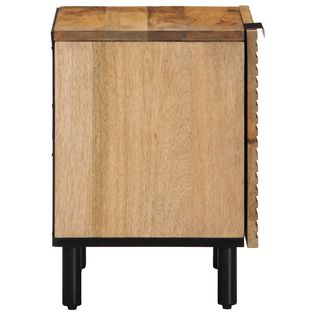 vidaXL Noptiera maro 40x33x46 cm lemn masiv de mango