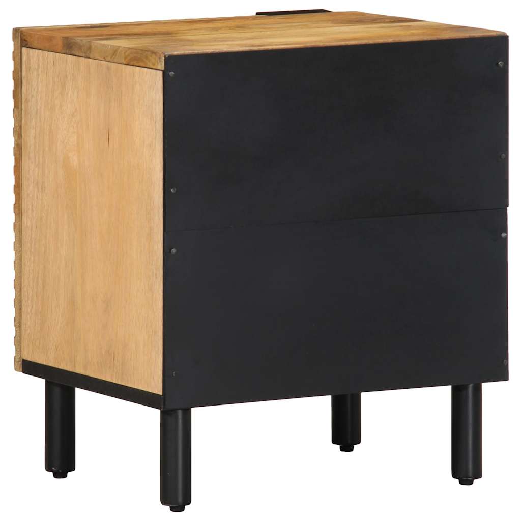 vidaXL Noptiera maro 40x33x46 cm lemn masiv de mango