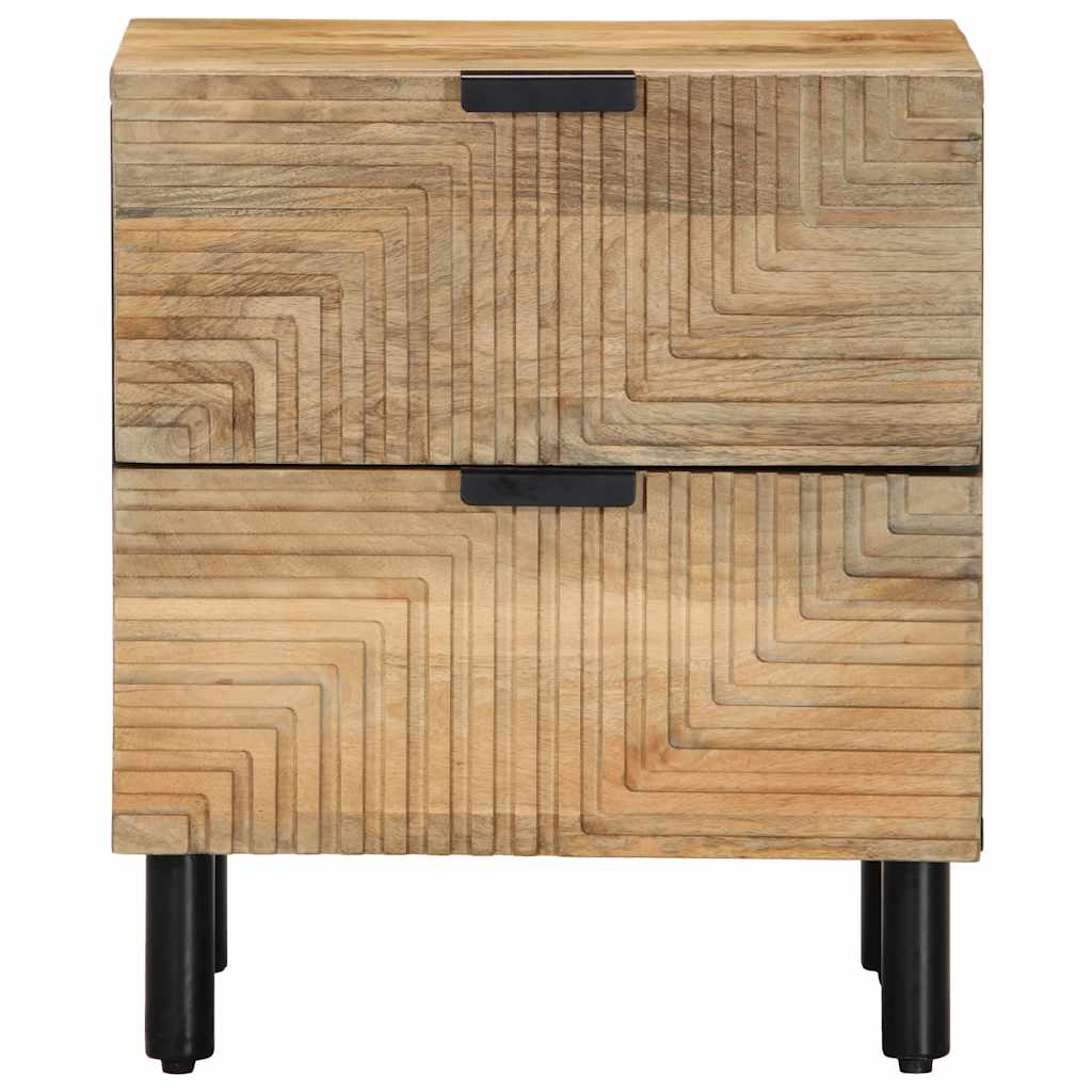 vidaXL Noptiera maro 40x33x46 cm lemn masiv de mango