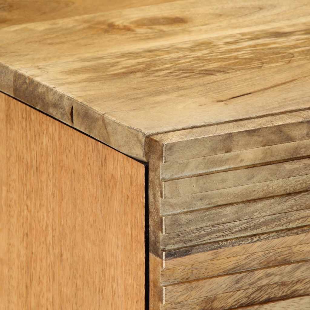 vidaXL Noptiere 2 buc Maro 40x33x46 cm Lemn masiv Mango