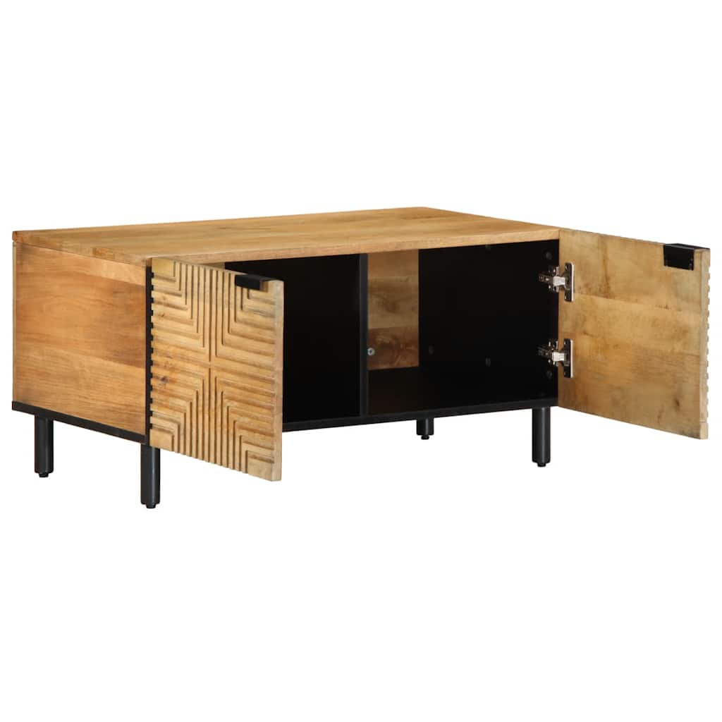 vidaXL Masuta cafea maro 80x50x40 cm lemn masiv de mango vidaXL Masuta cafea maro 80x50x40 cm lemn masiv de mango