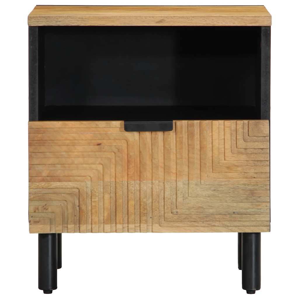 vidaXL Noptiera maro 40x33x46 cm lemn masiv de mango