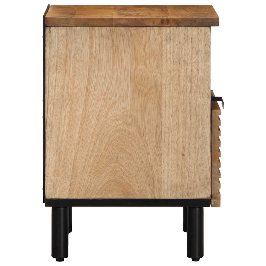 vidaXL Noptiera maro 40x33x46 cm lemn masiv de mango