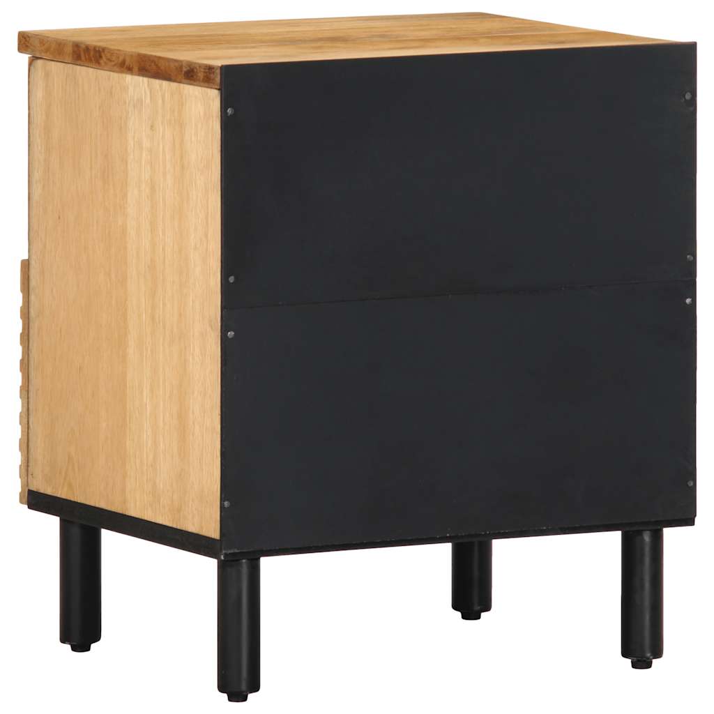 vidaXL Noptiera maro 40x33x46 cm lemn masiv de mango