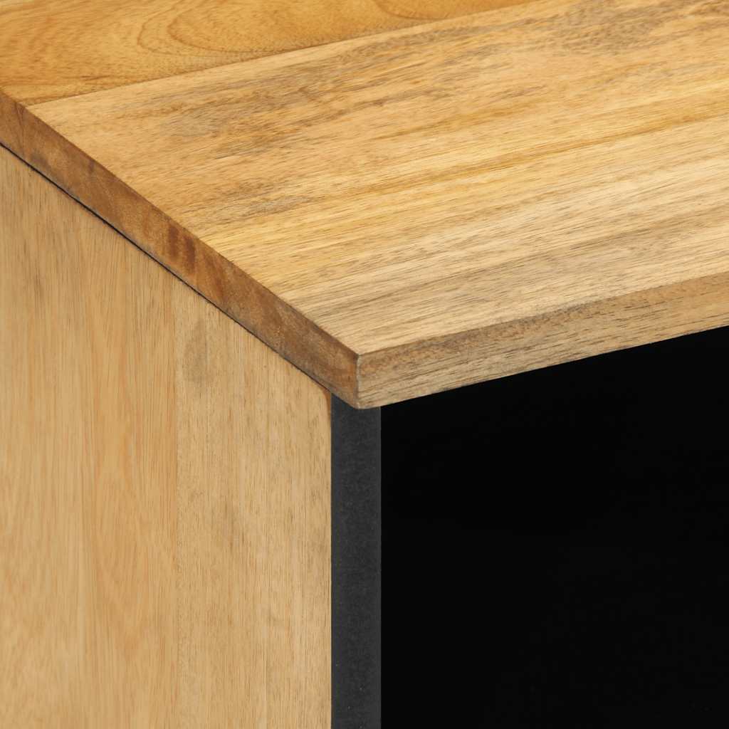 vidaXL Noptiera maro 40x33x46 cm lemn masiv de mango
