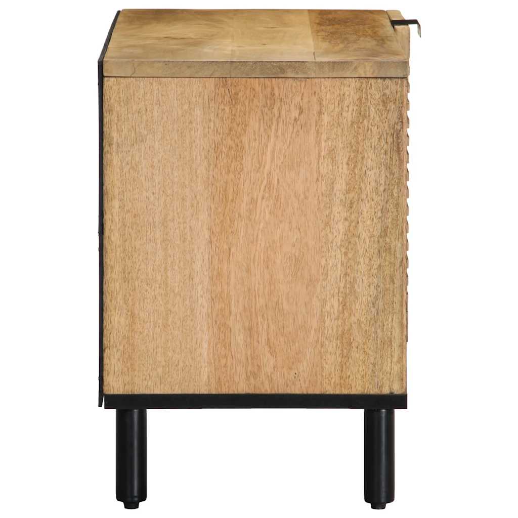 vidaXL Dulap TV maro 80x31,5x46 cm lemn masiv de mango