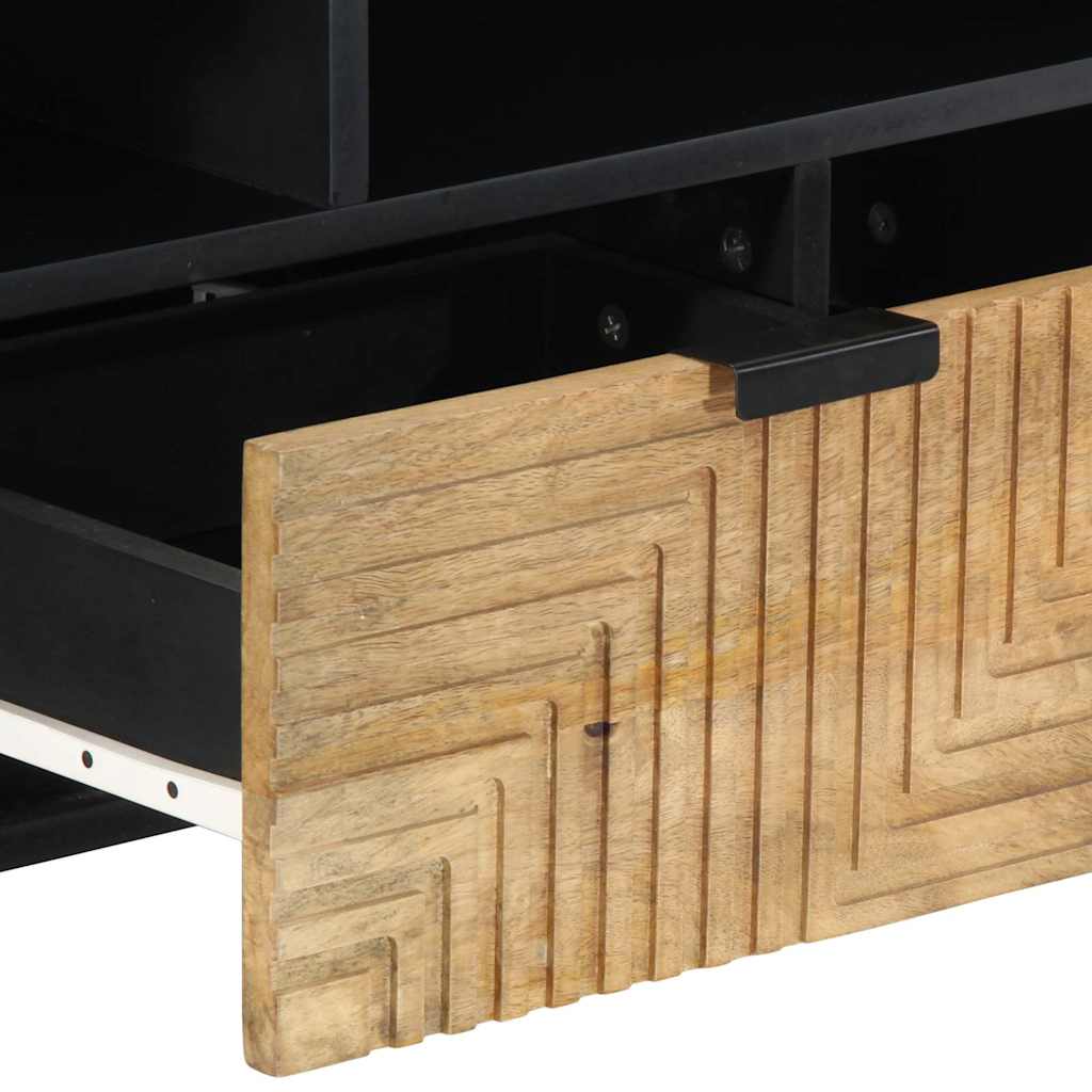 vidaXL Dulap TV maro 100x33x46 cm lemn masiv de mango vidaXL Dulap TV maro 100x33x46 cm lemn masiv de mango