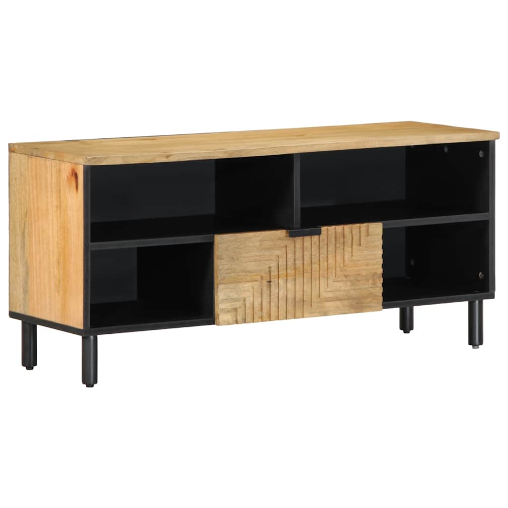 vidaXL Dulap TV maro 100x33x46 cm lemn masiv de mango vidaXL Dulap TV maro 100x33x46 cm lemn masiv de mango