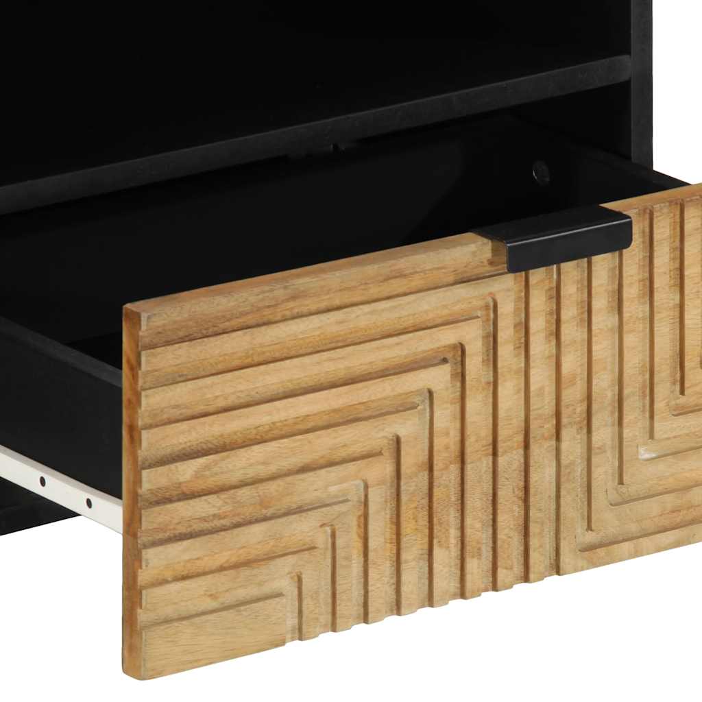 vidaXL Dulap TV maro 80x33x46 cm lemn masiv de mango