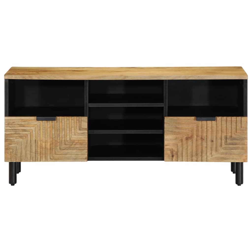 vidaXL Dulap TV maro 100x33x46 cm lemn masiv de mango